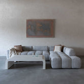 Harmony Light Grey Modern Corner & L Shape | Extendable Sofa